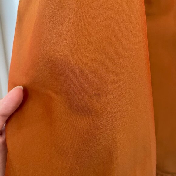 (Made in Italy) Vintage Tailored Brown Sheen Blouse - Picture 2 of 7